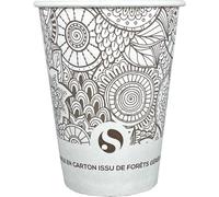 Gobelet en carton Quali-T-Cup 12 cl - Lot de 50