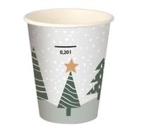 Gobelet en carton 'Winter Forest', 0,2 l
