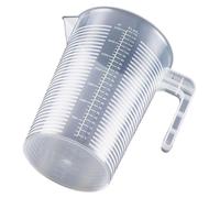 Gobelet en plastique transparent avec couvercle, 1000 ml