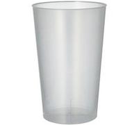 Gobelet en PP réutilisable, 0,5 l, 30 pièces