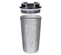 Gobelet en titane de 500 ml avec couvercle coulissant, ultra-léger