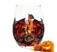 Gobelet en verre 400 ml sans manche avec impression 2D | Tasses à café en verre pour fête d'anniversaire, mariage, whisky, cuisine, Thanksgiving, bière, bar, bureau, Saint-Valentin