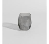 Gobelet en verre gris 8.4x9.7x8.4cm Transparent