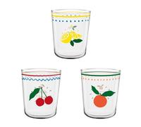 Gobelet Fruit 31,5 cl (lot de 3) - - Transparent / Cristal - Verre