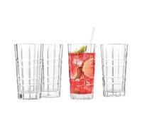 Gobelet haut en verre transparent 40cl - lot de 4 SPIRIT