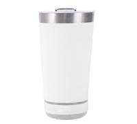 Gobelet isotherme de 473 ml avec haut-parleur - Tasse de en acier | Grand gobelet de voyage en acier inoxydable de 100 x 200 cm avec haut-parleur au sol, 473 ml, isolation à double paroi pour