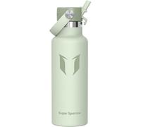 Gobelet isotherme en acier inoxydable avec paille, 500 ml, couleur émeraude, sans BPA