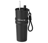 Gobelet Isotherme Pour Voiture,Gobelet Isotherme 710ml Avec Couvercle Et Paille | Bouteille Boisson Grand Volume Chaude Froide pour Randonnée Sport Pique-nique Déplacements