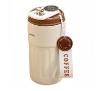 Gobelet isotherme - Virelta - 450ml Matériau acier inox Affichage de la température isotherme tasse isolée sous vide thermos Blanc