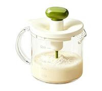 Gobelet mélangeur à œufs transparent à main antidérapant - Tasse doseur de cuisine | Convient pour la maison et le dortoir, la cuisson et la cuisine, ainsi que pour mélanger la crème, le lait en