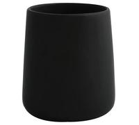 Gobelet MSV Spirella Maonie en céramique coloris noir mat Ø8,5 x H.10 cm
