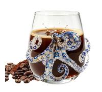 Gobelet Old Fashioned Animaux Modernes Transparents | Gobelets Tumbler pour whisky et spiritueux pour hommes, papa, mari, anniversaire, Noël, vacances, maison, bar
