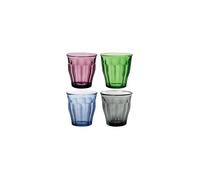 Gobelet - Picardie - 25 cl - Verre trempé résistant - Multicolore empilable