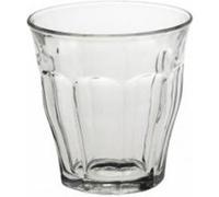 Duralex Gobelet Picardie 16 cl Verre transparent Résistant au lave-vaisselle Lot de 6