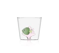 - Gobelet Poisson Vert/Algue Rose - Jardin Marin - Design Alessandra Baldereschi