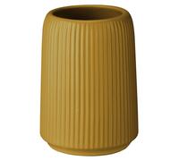 Gobelet pour brosse à dents - Gobelet pour brosse à dents - Céramique - Rond - Rangement pour brosses à dents - Jaune