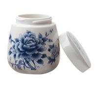 Gobelet pour œufs pochés avec couvercle - 220 ml - Vintage - Tasse en céramique - Pour servir le petit-déjeuner à la vapeur dans la cuisine, pour la cuisine maison, les desserts, pour les femmes et