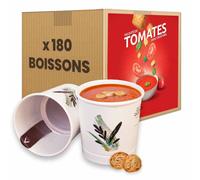 Gobelet Pré-dosé Velouté de Tomates avec Croutons - 180 boissons