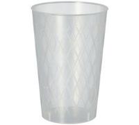 Gobelet réutilisable, 0,25 l, translucide, 40 pièces