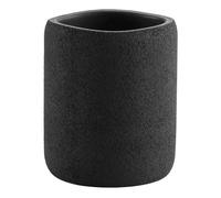 Gobelet Salle de Bain en Résine Aquamarbre 10cm Noir