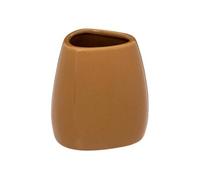 - Gobelet Salle de Bain "Galet" 9cm Marron Tabac