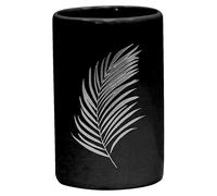 Gobelet Salle de Bain Imprimé Orbella 11cm Noir & Argent