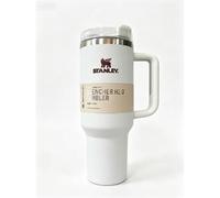 Gobelet STANLEY 3G isotherme en inox avec paille, coloris variés--Blanc