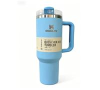 Gobelet STANLEY 3G isotherme en inox avec paille, coloris variés--Bleu