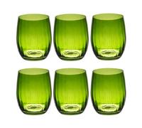Table Passion Gobelet Santa 30 cl en verre cristallin Vert – Lot de 6