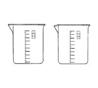 Gobelet Vitlab® Griffin, PP, gradué, 2000 ml