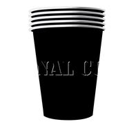 Gobelets Américains - Original Cup - 20 x 53 Cl - Noir - Recyclable - Soirée Beer Pong