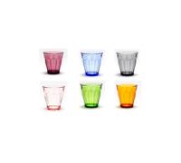 Gobelets - DURALEX - Picardie - 25 cl - Lot de 6 - Verre trempé coloré