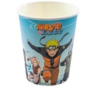 Gobelets en carton - CHAKS - REF/12803-NA - Naruto Shippuden - 250 ml - Lot de 8