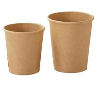 Gobelets en carton jetables, design anti-fuite, idéal pour les boissons chaudes, couleur vert armée
