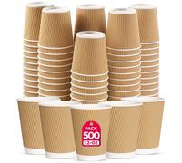 Gobelets en papier kraft jetables pour boissons chaudes