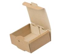 Gobelets en papier kraft pour pommes de terre - Double épaisseur - 100 pièces - Couleur naturelle