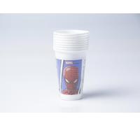 Gobelets - GENERIC - Spiderman - 8 pièces - Colorés - Plastique - Résistants