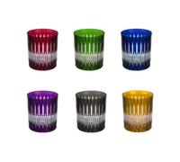 Gobelets verres 32 n cristal taillé - Les 6