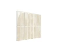 GOCHUSX Stickers Muraux Effet Carrelage Adhésifs, Crédence 3D Autocollants(Beige,30x30cm 5 Pieces)