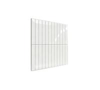 GOCHUSX Stickers Muraux Effet Carrelage Adhésifs, Crédence 3D Autocollants(White-A,30x30cm 5 Pieces)