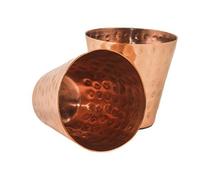 Gocraft martelé en cuivre Verres à shot - Moscow Mule en cuivre pur à 100% 56,7 gram de Tequila/Vodka Verres à shot pour les fêtes pour vos boissons (lot de 2)