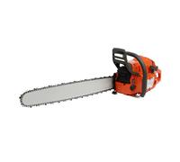 Goddlgjik Tronçonneuse à essence 65 CC 2 temps 12 000 tr/min Tronçonneuse | Avec couvercle de barre de guidage et chaîne de tronçonneuse, pour la coupe du bois, la coupe des branches, le jardinage