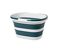Goderewild Grand seau pliable de 16 l pour le nettoyage de la maison, du camping, et plus encore - Seau à eau multifonction pour nettoyage de la vadrouille - Léger et portable (bleu)