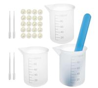 Godet doseur en silicone Outil de mesure de 100 ml pour loisirs créatifs | gobelet doseur pour résine UV Moules, Coulage, Fabrication du Chocolat