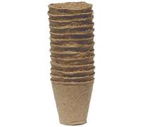 Nortene Pot de germination Growing – Pack de 24 Ø 6 cm – Fibre de bois biodégradable marron anti-UV