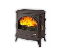 Godin - 366101 - Poêle à bois fonte émaillé 12.5kw anthracite CARVIN