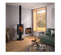 Godin Poêle à bois Mazamet – 8,5 kW – Noir – Réf. 388145