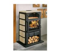 Godin Poêle à bois fonte 12kw noir - 350104000338
