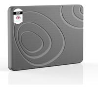 Goeasyoii Tapis de Bain Diatomite, Tapis De Bain AntidéRapant Tapis Cuisine Tapis Pierre Absorbante Tapis De Douche SéChage Rapide Sortie, Naturel, Facile à Nettoyer (Modèle B, 35X45cm)