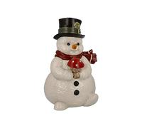 Goebel 66-704-14-1 Figurine Bonhomme de Neige en faïence avec Cristaux